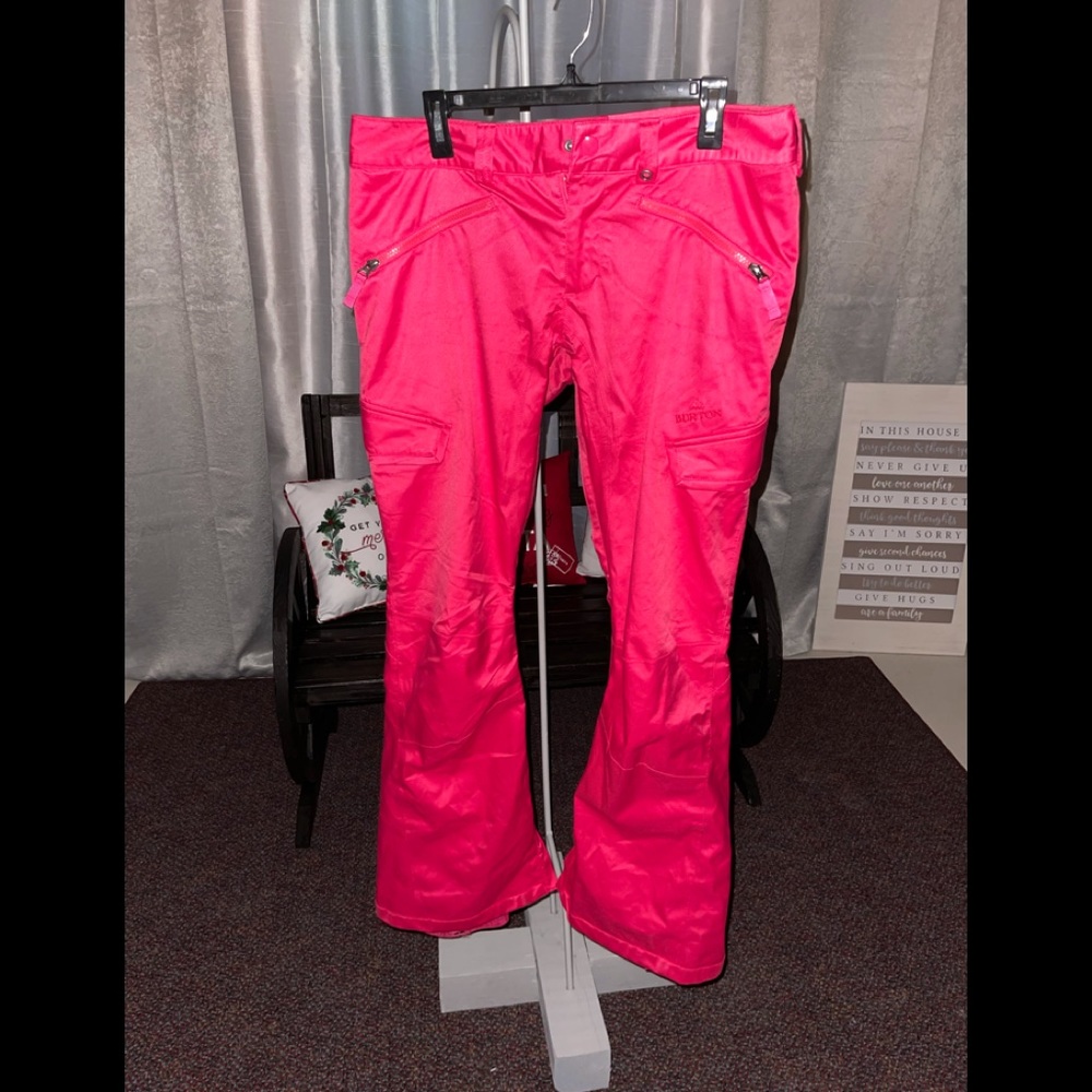 Women's Hibiscus Pink Burton Gloria Insulated Pants Size Large